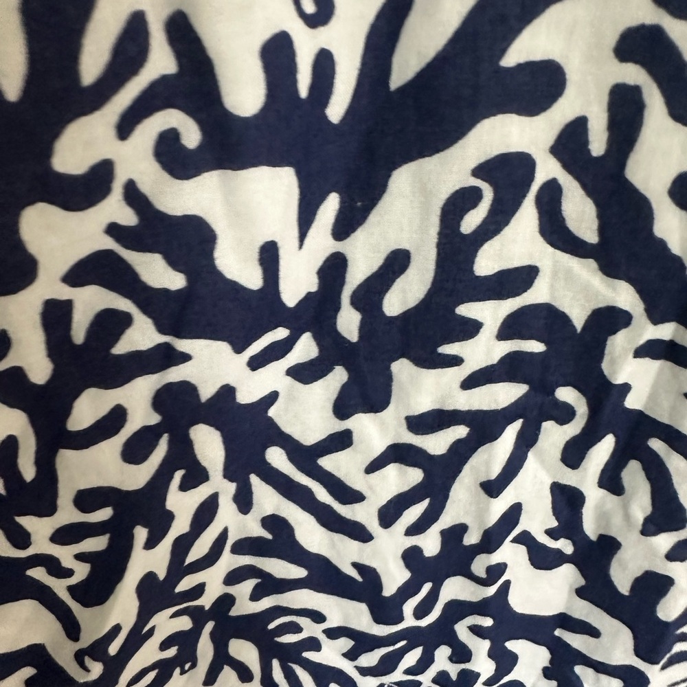 Lilly Pulitzer Navy and Pink Midi Dress - Picture 5 of 7
